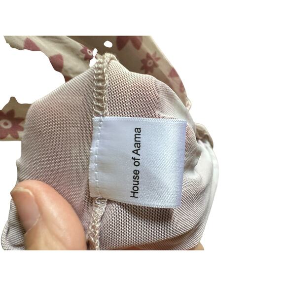 HOUSE OF AAMA Women's Multicolor La Sirene Bodycon Maxi Dress Size 4 - Picture 13 of 14